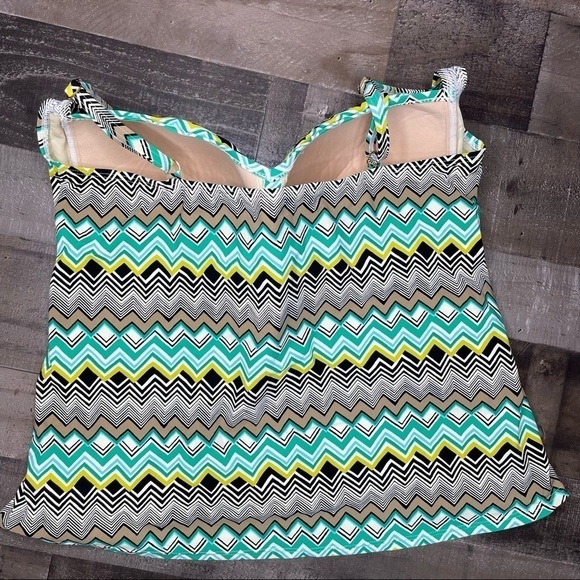 La Blanca Multicolored Tankini size 22W - Picture 9 of 15